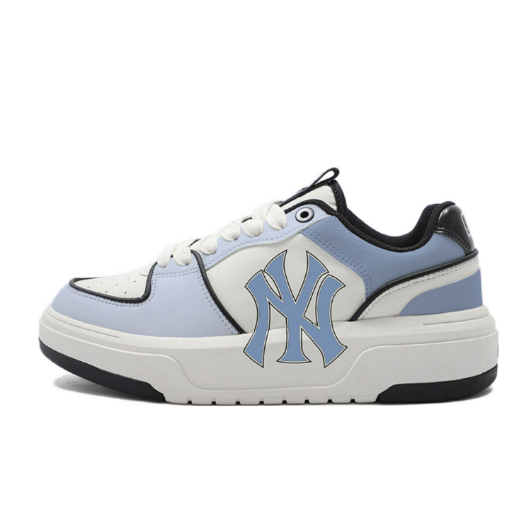 MLB Chunky Liner Abrasion Resistant Low Top Skateboard Shoes Unisex Blue Pink