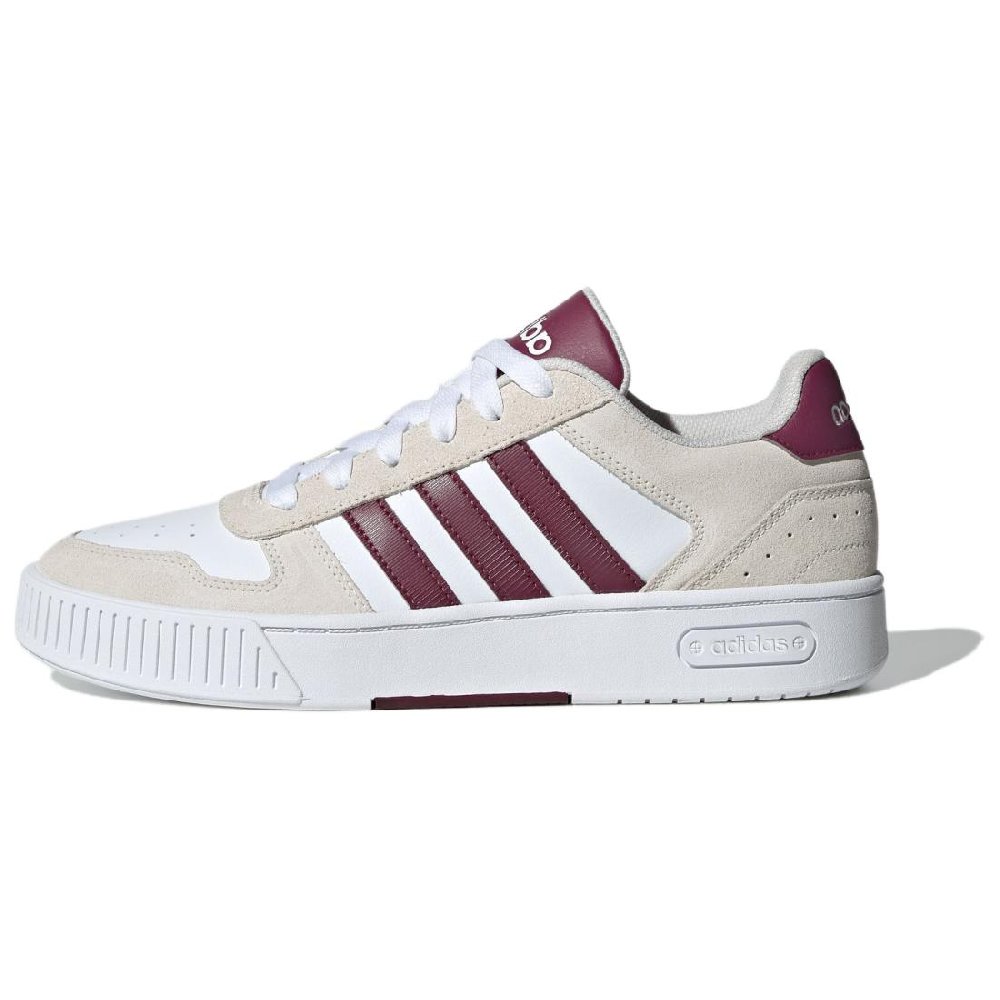 Adidas Neo D PAD Anti Slip Wear Resistant Low Top Skateboard Shoes Unisex White Brown