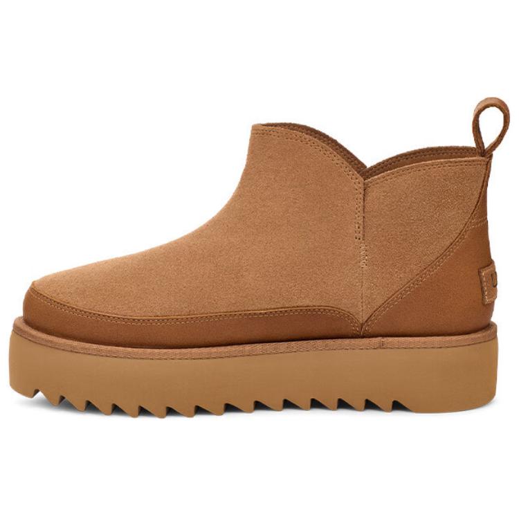 UGG Warm And Wear-Resistant Short Snow Boots Women's Chestnut