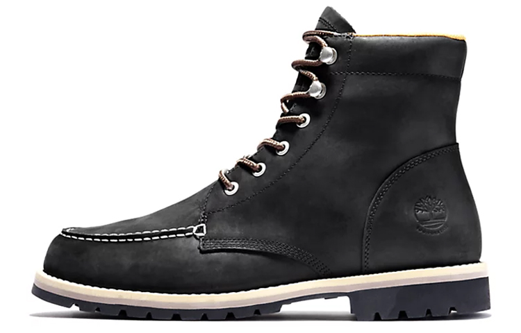 Timberland Redwood Falls Waterproof Moc Toe Boot 'Black Full Grain'