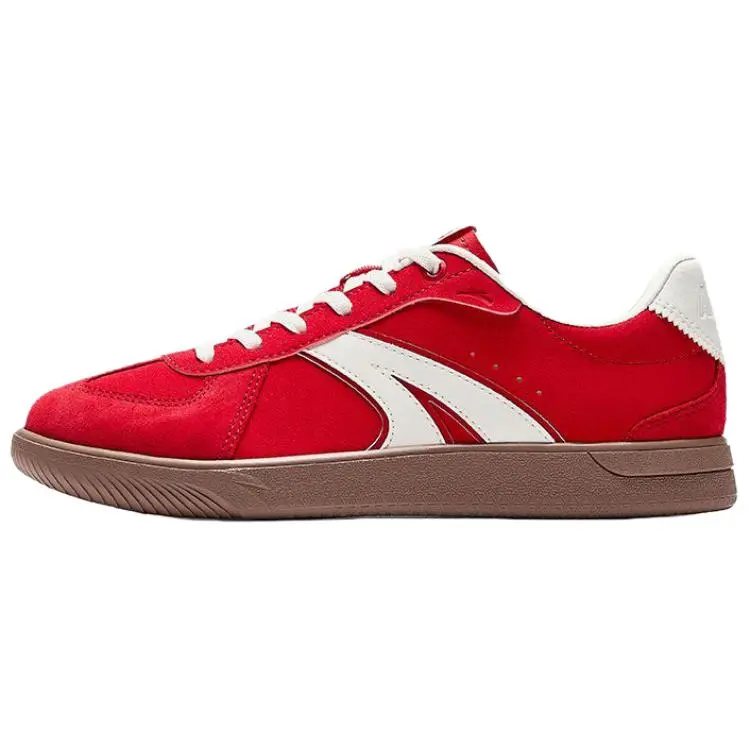 Anta TT Shoe Collection Cushioning, Wear Resistant Low top Skateboard Shoes Unisex Red