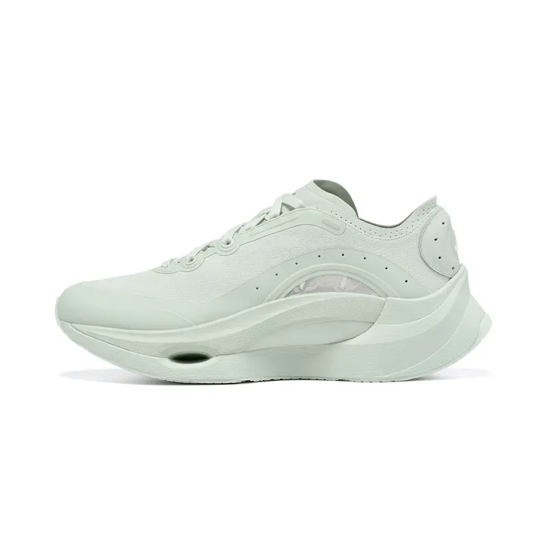 LI NING 1990 Classic Collection Abrasion Resistant Breathable Low Top Casual Shoes Women's Soft Aqua Green