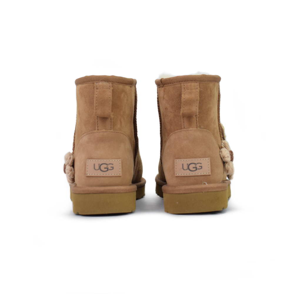 UGG CLASSIC MINI Warm And Wear-Resistant Short Snow Boots Women's Chestnut
