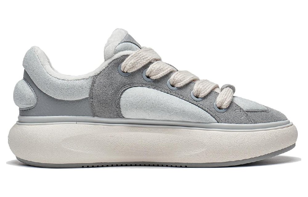 LiNing Yun You C4D Slip-Resistant Cushioning Low-Top Skateboard Shoes Women's Gray