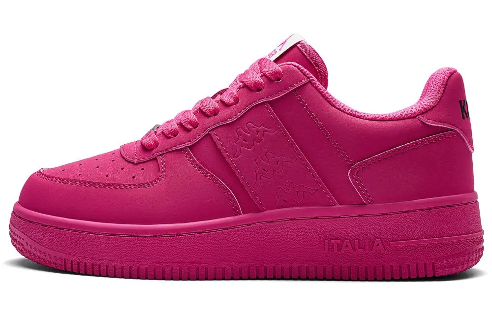 Kappa Anti-Slip Wear-Resistant Low-Top Skateboard Shoes Unisex Cherry Red