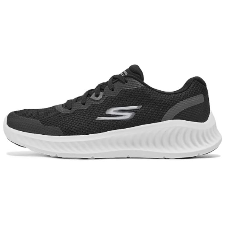 Skechers MEN'S GO WALK Low Top Running Shoes Men's Black White