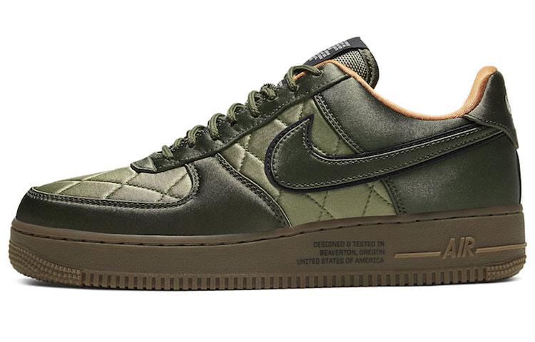 Nike Air Force 1 Low Quilted Satin Pack Cargo Khaki