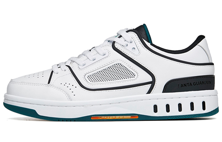 Anta Champion Series Low-Top Skateboard Shoes Men's White Black Green