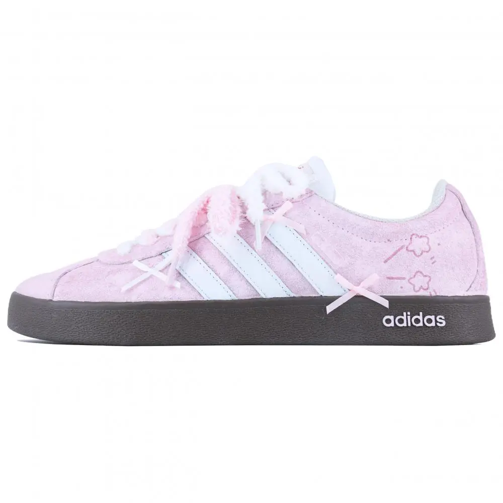 Adidas VL COURT 2.0 Low top Skateboard Shoes Unisex Pink