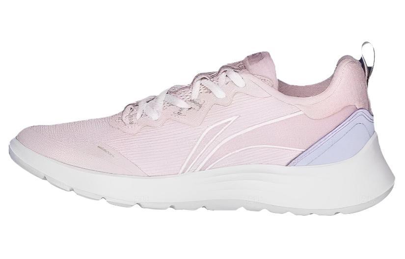 LiNing Feather Slip-Resistant Low-Top Running Shoes Women's Pink