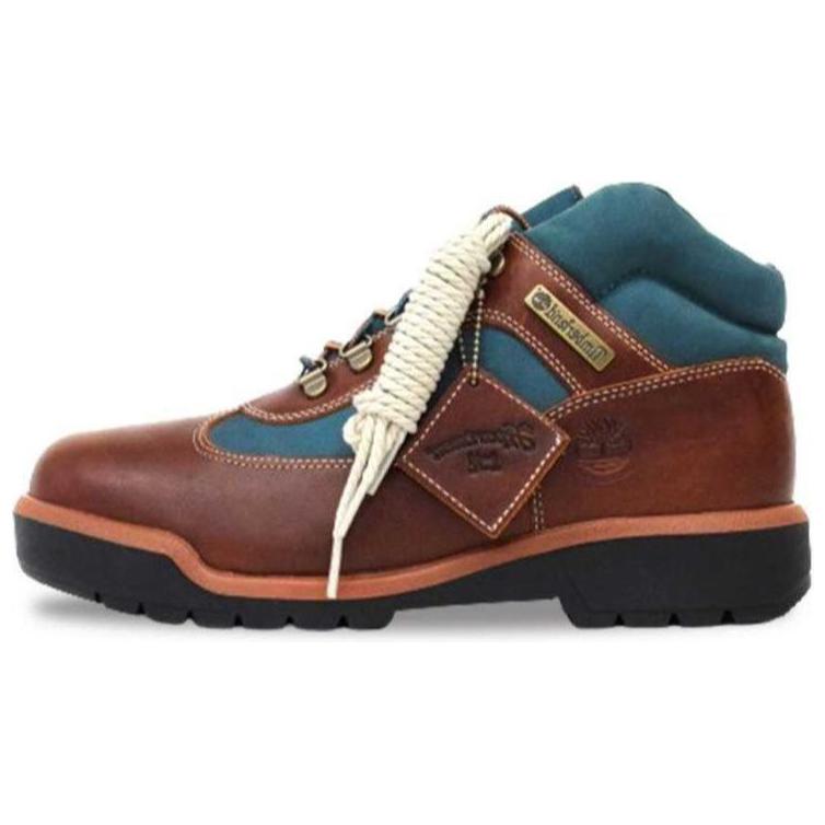 The Apartment x Timberland Field Boots Ankle Boots Men's Brown Blue