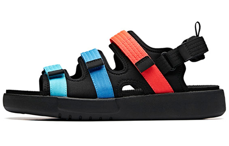 Anta Life Collection Beach Sandals Men's Black Red Blue