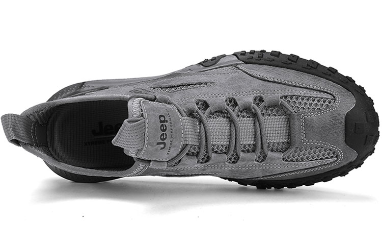 Jeep Cushioning, Abrasion Resistant, Lightweight, And Breathable Low Top Hiking Shoes Men's Gray купить в интернет-магазине Yoocart с быстрой доставкой по России.