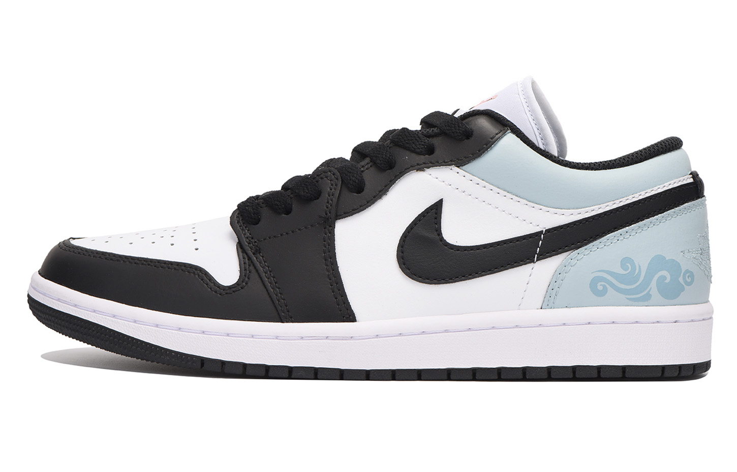 Jordan Air Jordan 1 Abrasion Resistant Coverage Low Top Vintage Basketball Shoes Unisex Blue Black купить в интернет-магазине Yoocart с быстрой доставкой по России.