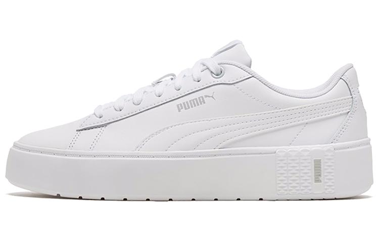 PUMA Smash Platform V2 'Triple White' Women's