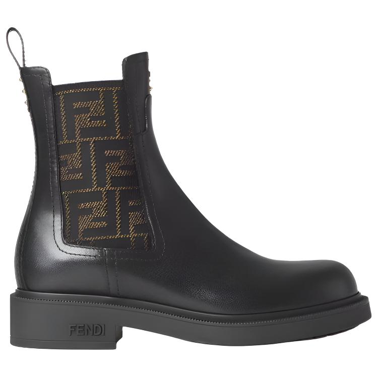 FENDI Filo Ff Jacquard Ankle Boots Women's