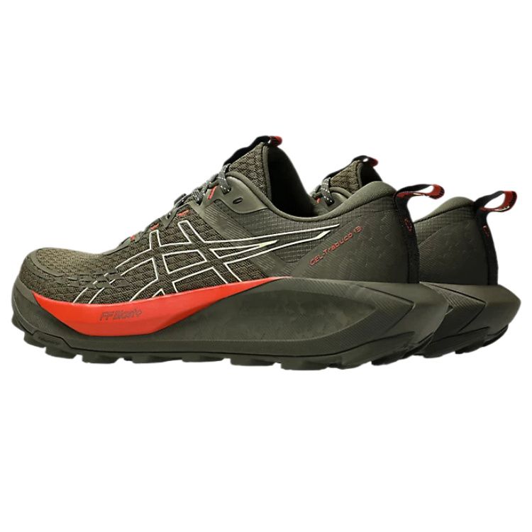 Asics GEL TRABUCO 13 Shock Absorbers Low Top Trail Running Shoes Men's Green купить в интернет-магазине Yoocart с быстрой доставкой по России.