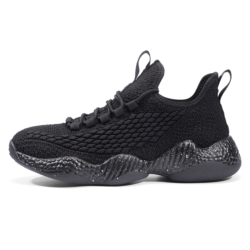 Jeep Abrasion Resistant Low Top Chunky Sneakers Men's Black