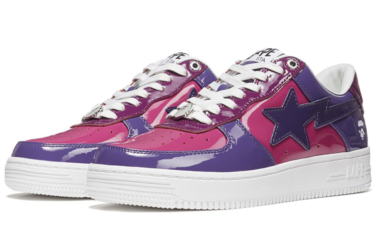 A BATHING APE Bape Sta Low Color Camo Combo Purple
