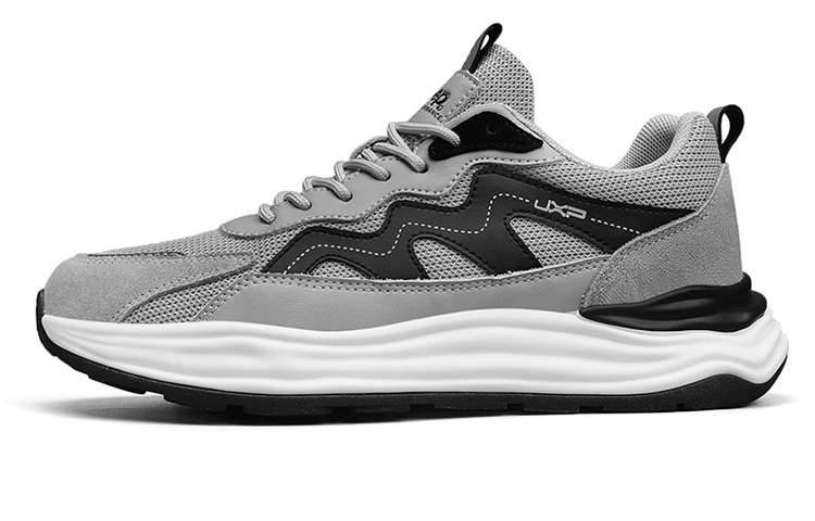 Jeep Abrasion Resistant, Breathable, Lightweight Low Top Running Shoes Men's Gray