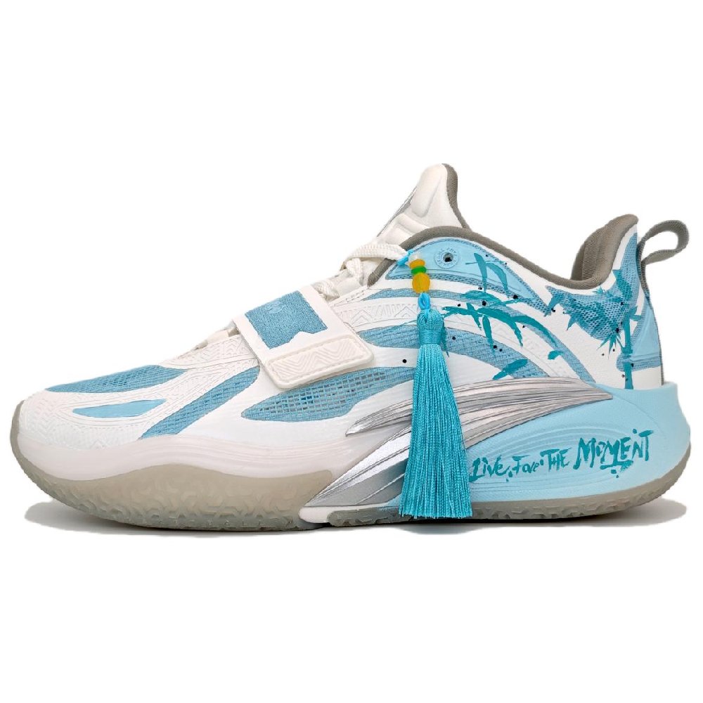 Anta KAI 1 Cushioning Wear-Resistant Low-Top Basketball Shoes Unisex White Blue