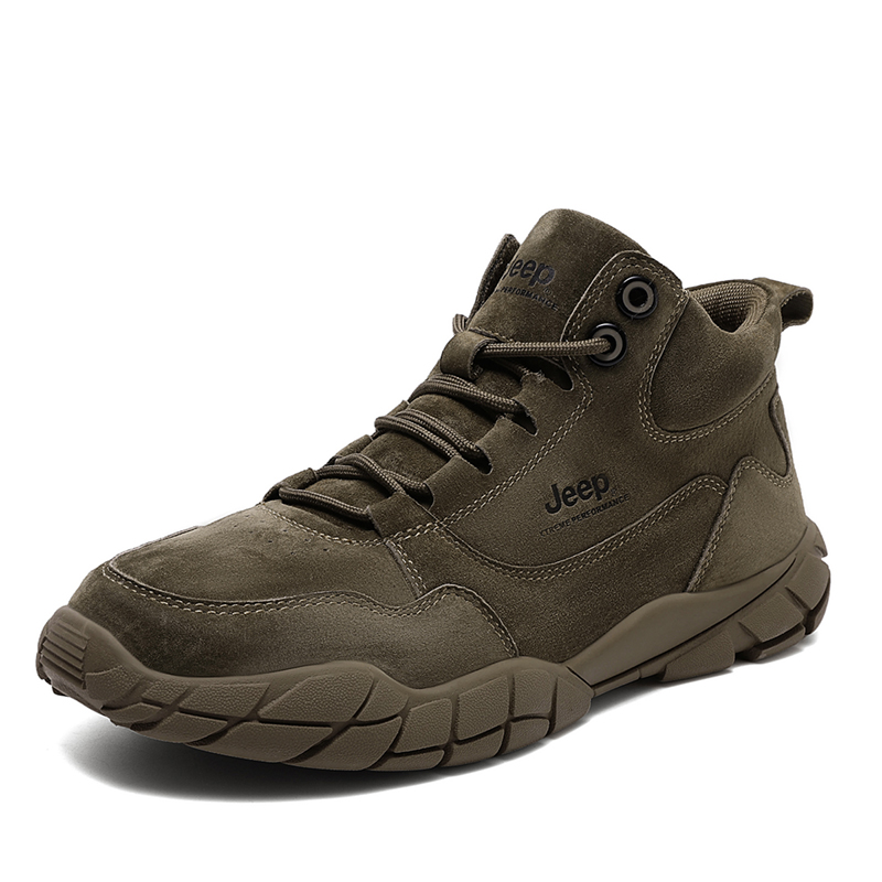Jeep Mountaineering & Hiking Shoes Men's Mid top Khaki купить в интернет-магазине Yoocart с быстрой доставкой по России.
