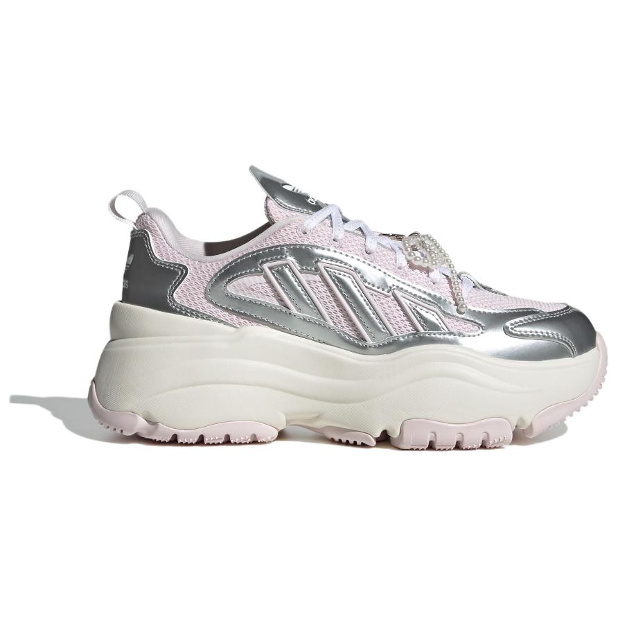 Adidas Originals OZGAIA Slip Resistant Height Increasing Low Top Chunky Sneakers Women's Pink