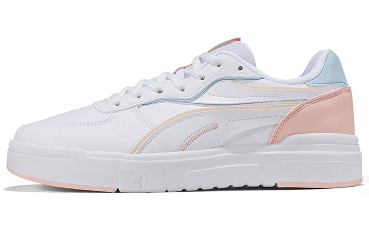 361° Wear resistant And Lightweight Low Top Skateboard Shoes Women's White Pink