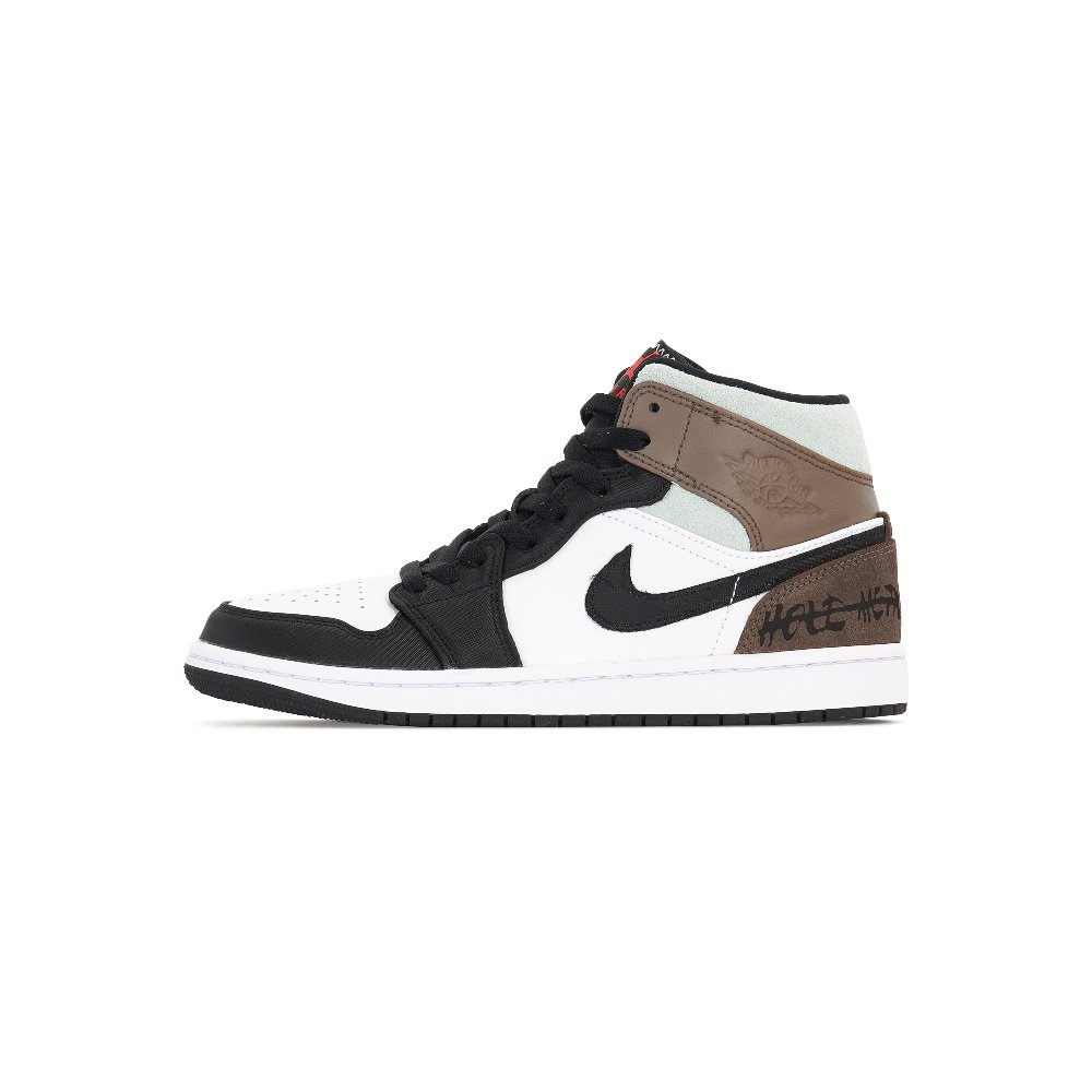 Jordan Air Jordan 1 Vintage Basketball Shoes Men's Mid Top Brown