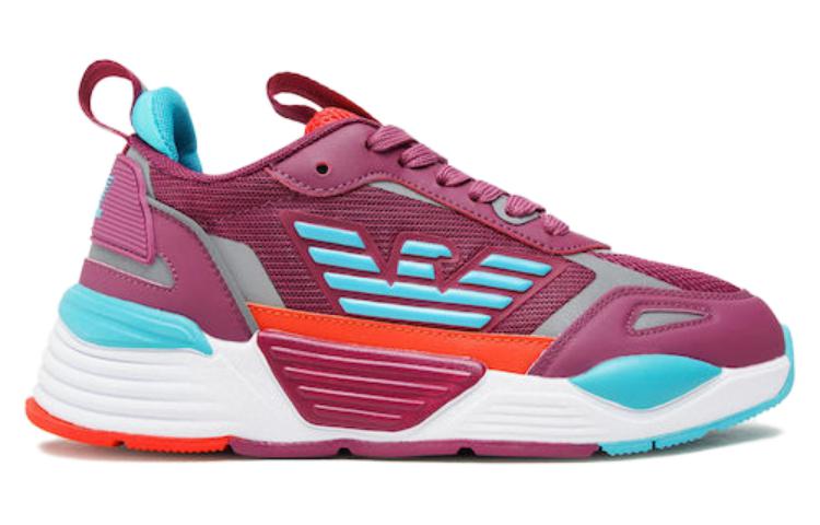 EMPORIO ARMANI EA7 Breathable Low Top Casual Shoes Women's Purple купить в интернет-магазине Yoocart с быстрой доставкой по России.