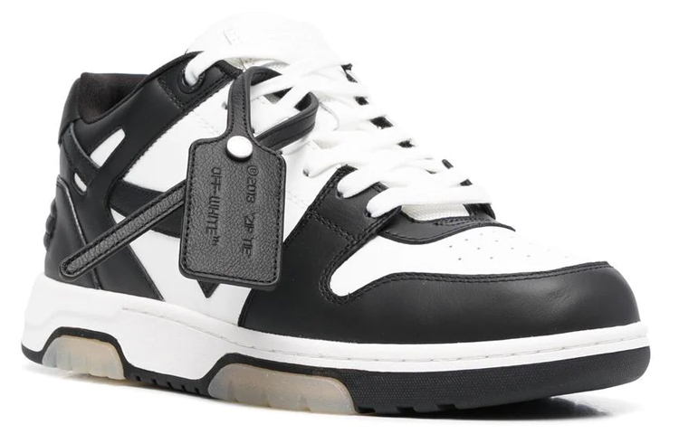 OFF WHITE Out Of Office Low Top Sneakers 'White Black'