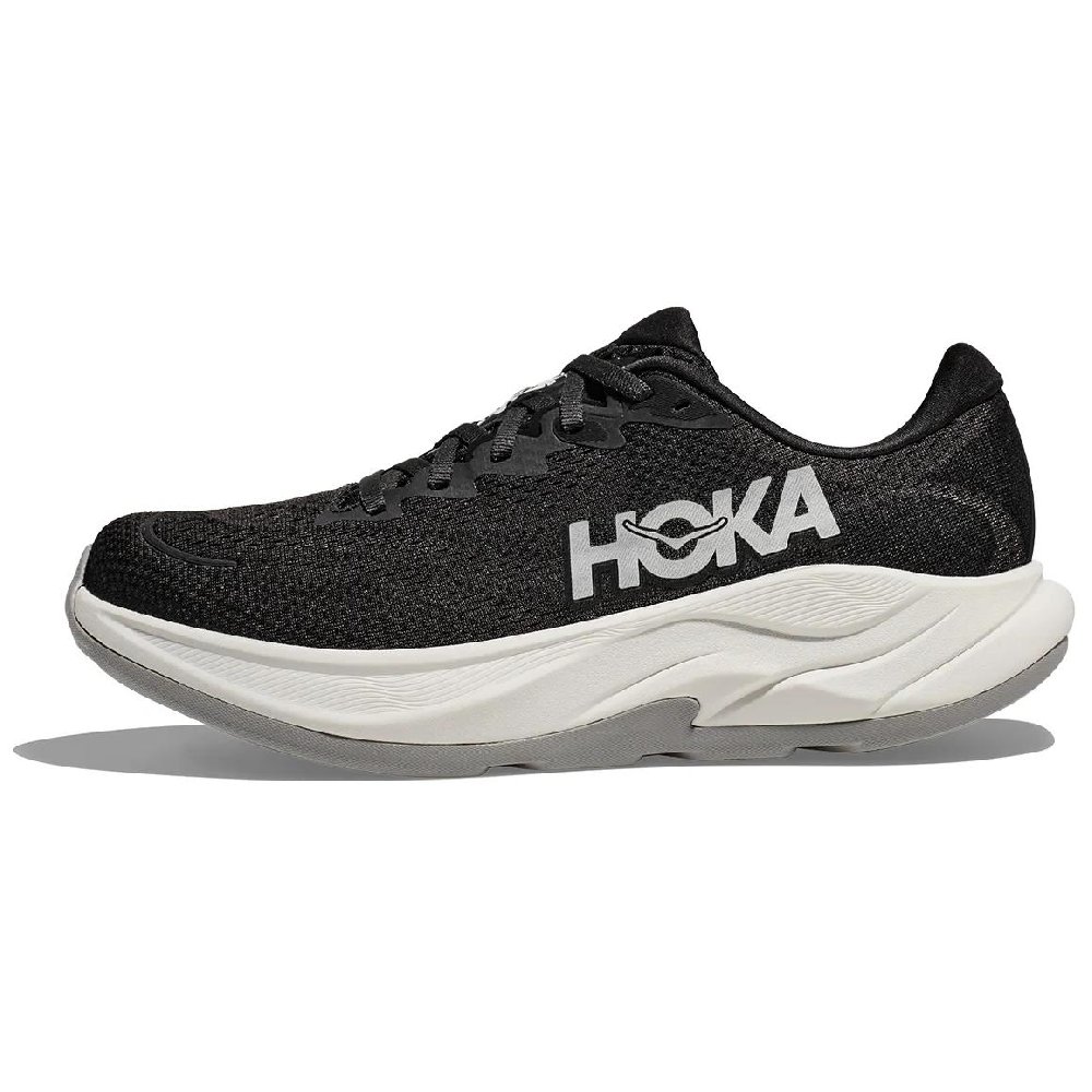 HOKA ONE ONE Anti-Slip Wear-Resistant Low-Top Running Shoes Men's Black White