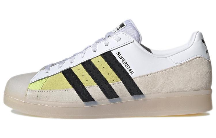 Adidas Originals Superstar Shoes 'White Khaki '
