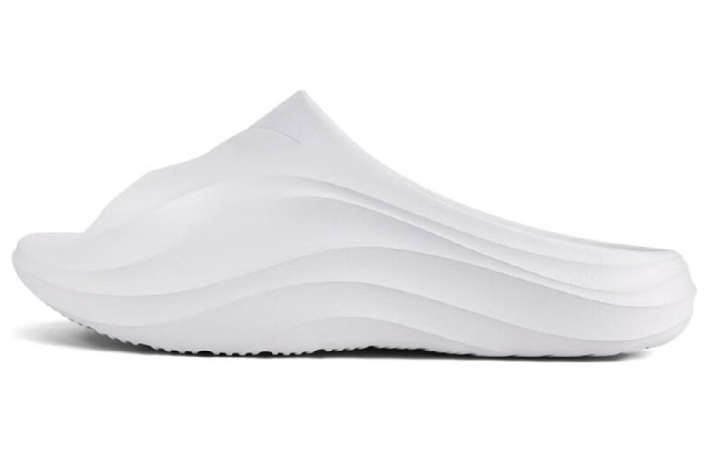 LiNing EVA Quiet Slide Slippers Unisex White