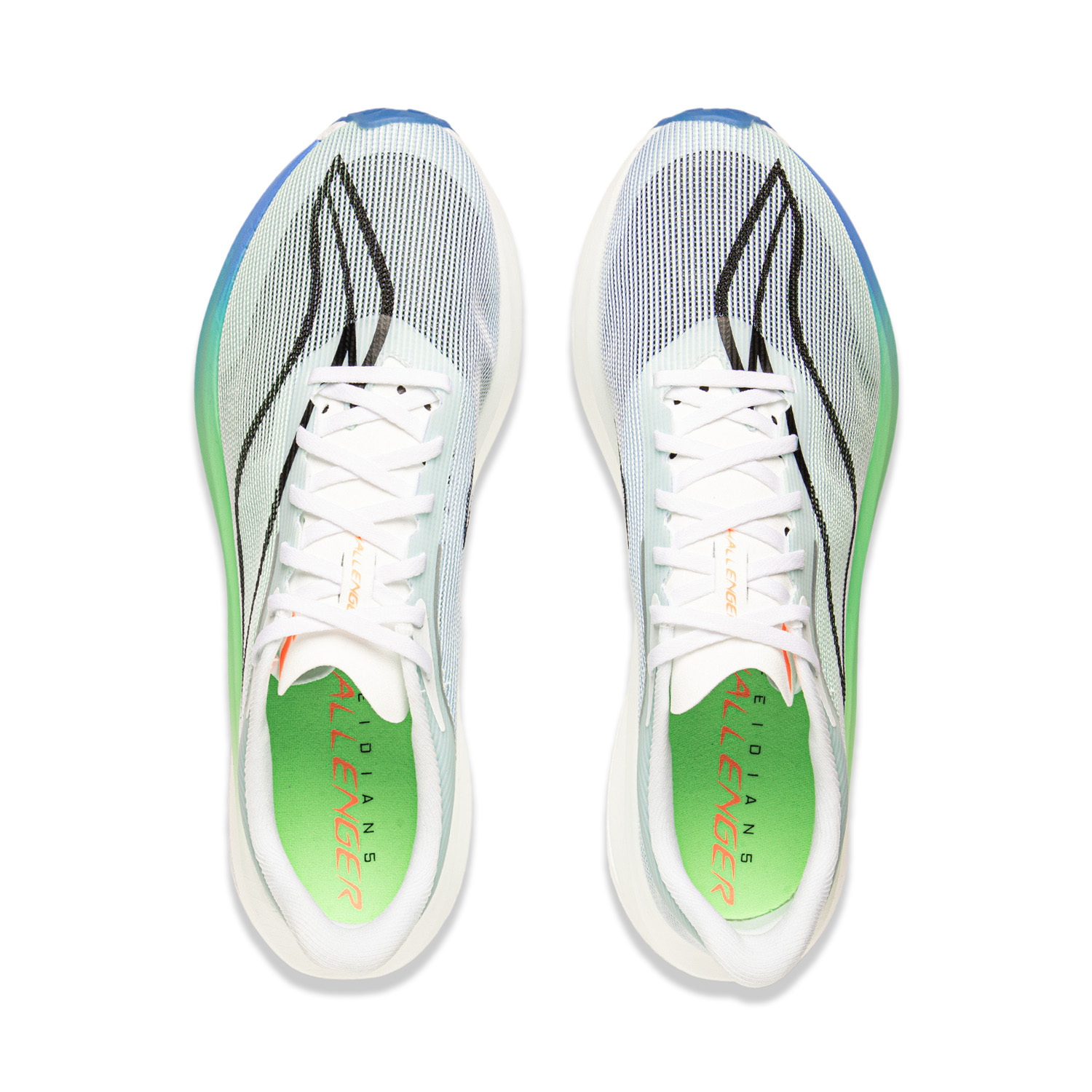 LINING Feidian 5 Challenger Running Shoes Men's Low top Standard White/Empty Blue купить в интернет-магазине Yoocart с быстрой доставкой по России.