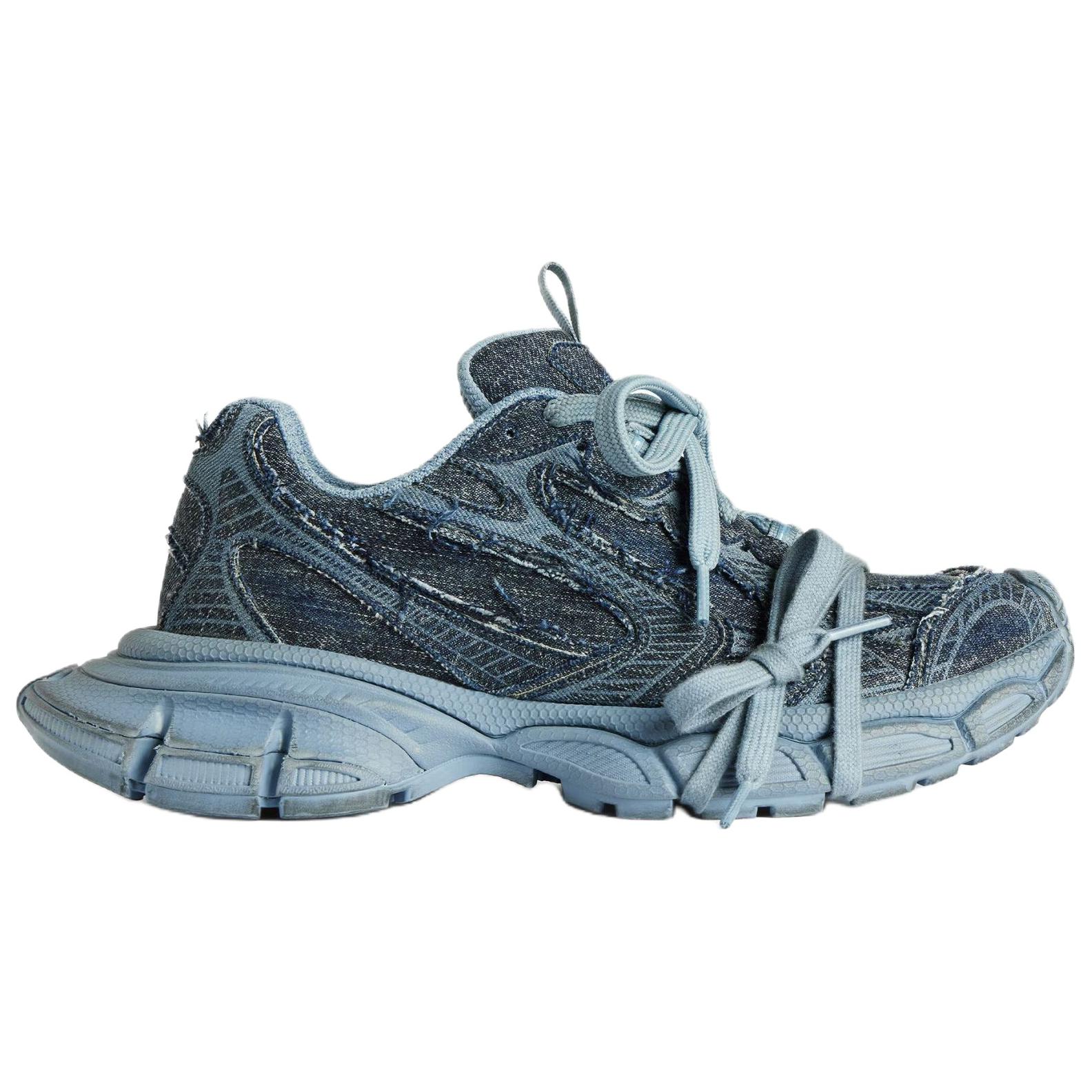 Balenciaga 3XL Low top Chunky Sneakers Men's Blue