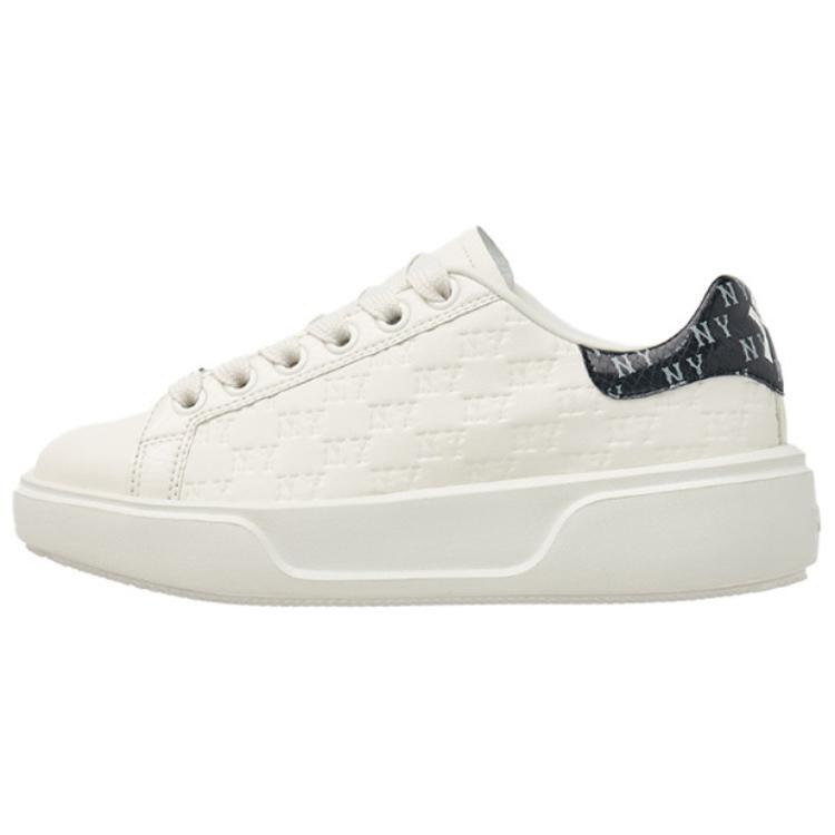 MLB Chunky Classic Low Top Skateboard Shoes Unisex White