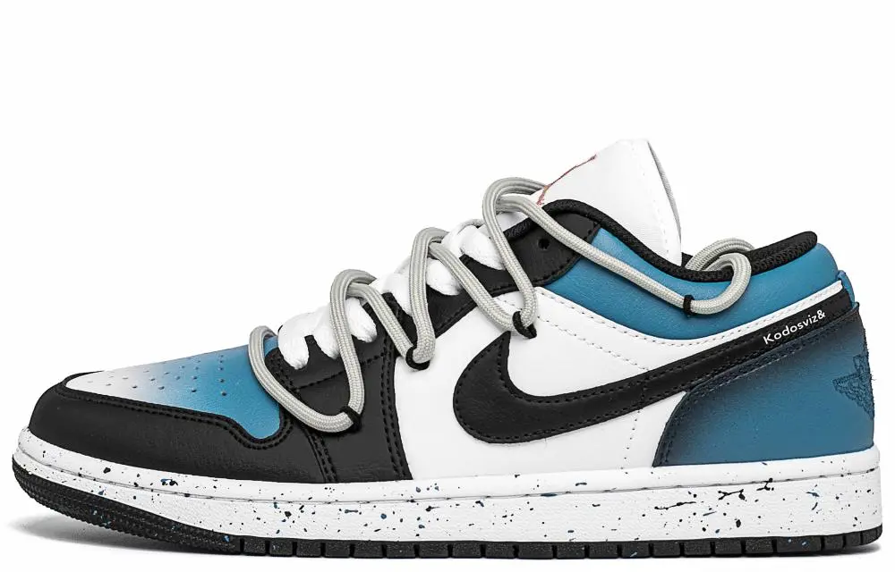 Jordan Air Jordan 1 Skywalker Cushioning Low top Vintage Basketball Shoes Unisex Blue White
