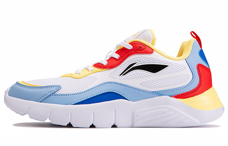 LiNing Low Top Running Shoes Unisex White Blue
