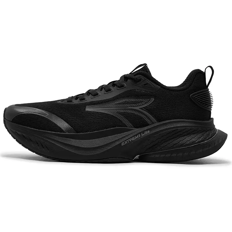 361° Cushioning, Slip Resistant, And Abrasion Resistant Low Top Casual Running Shoes Men's Obsidian Black
