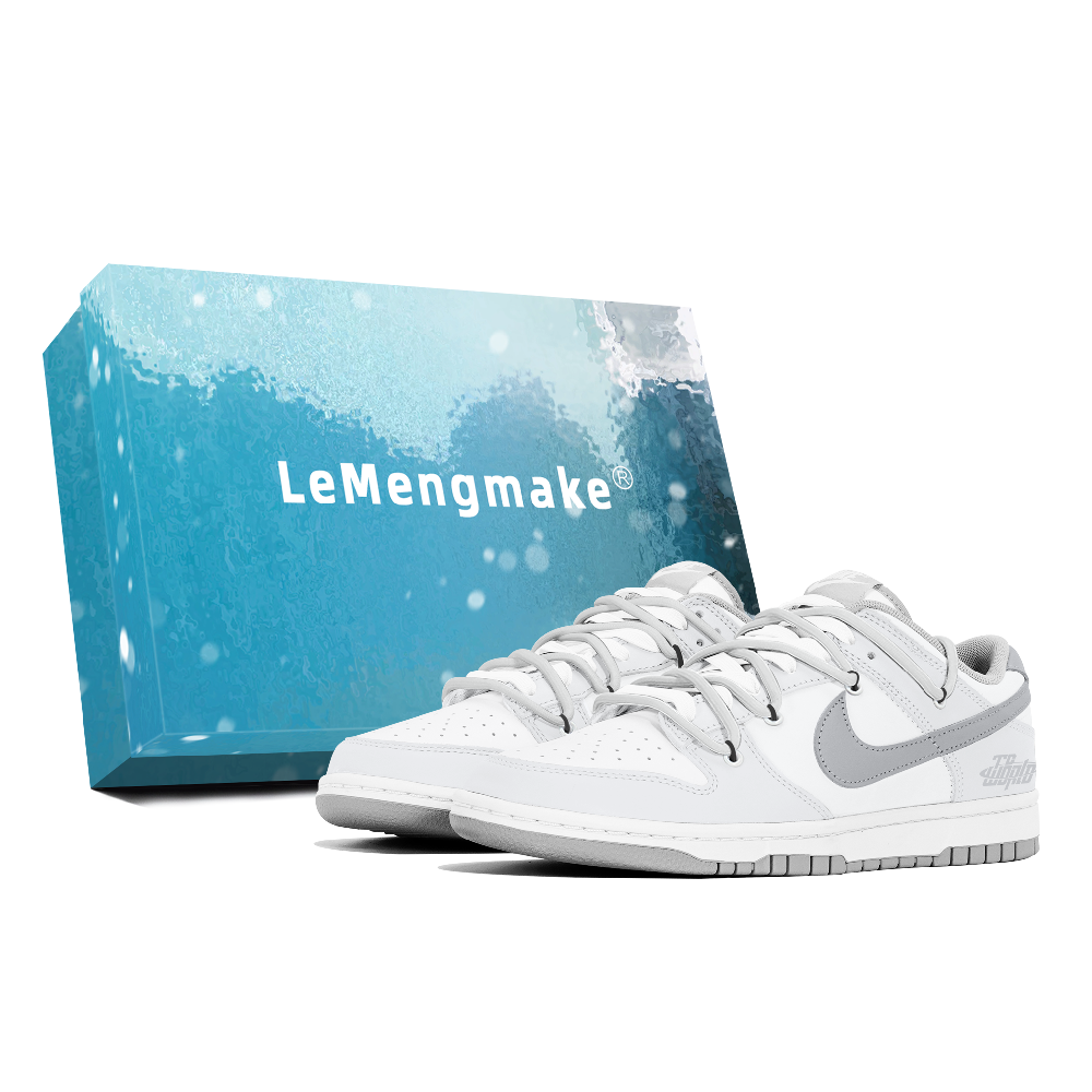 Nike Dunk Slip Resistant Low top Skateboard Shoes Unisex White