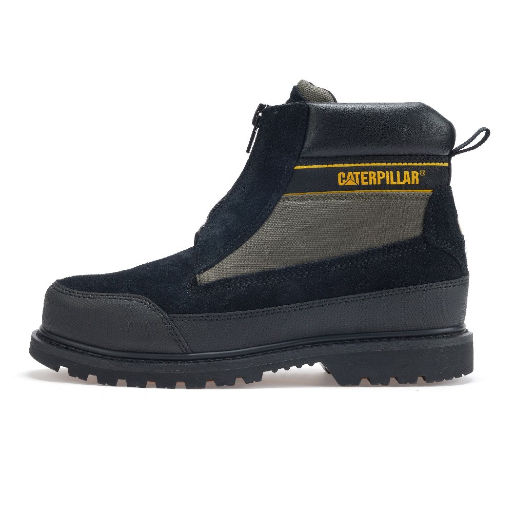 Nigel Cabourn x CAT Abrasion-Resistant Cushioning Slip-Resistant Short Martin Boot Black Unisex