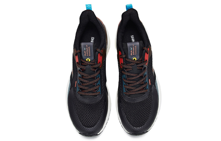 361° Yu Yi Rainy Comfort Low-Top Running Shoes Women's Black Red Mesh