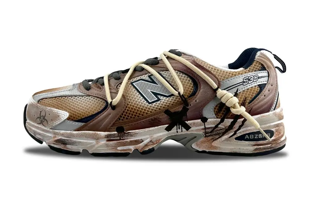 New Balance NB 530 Running Shoes Unisex Low top White / Silver / Khaki