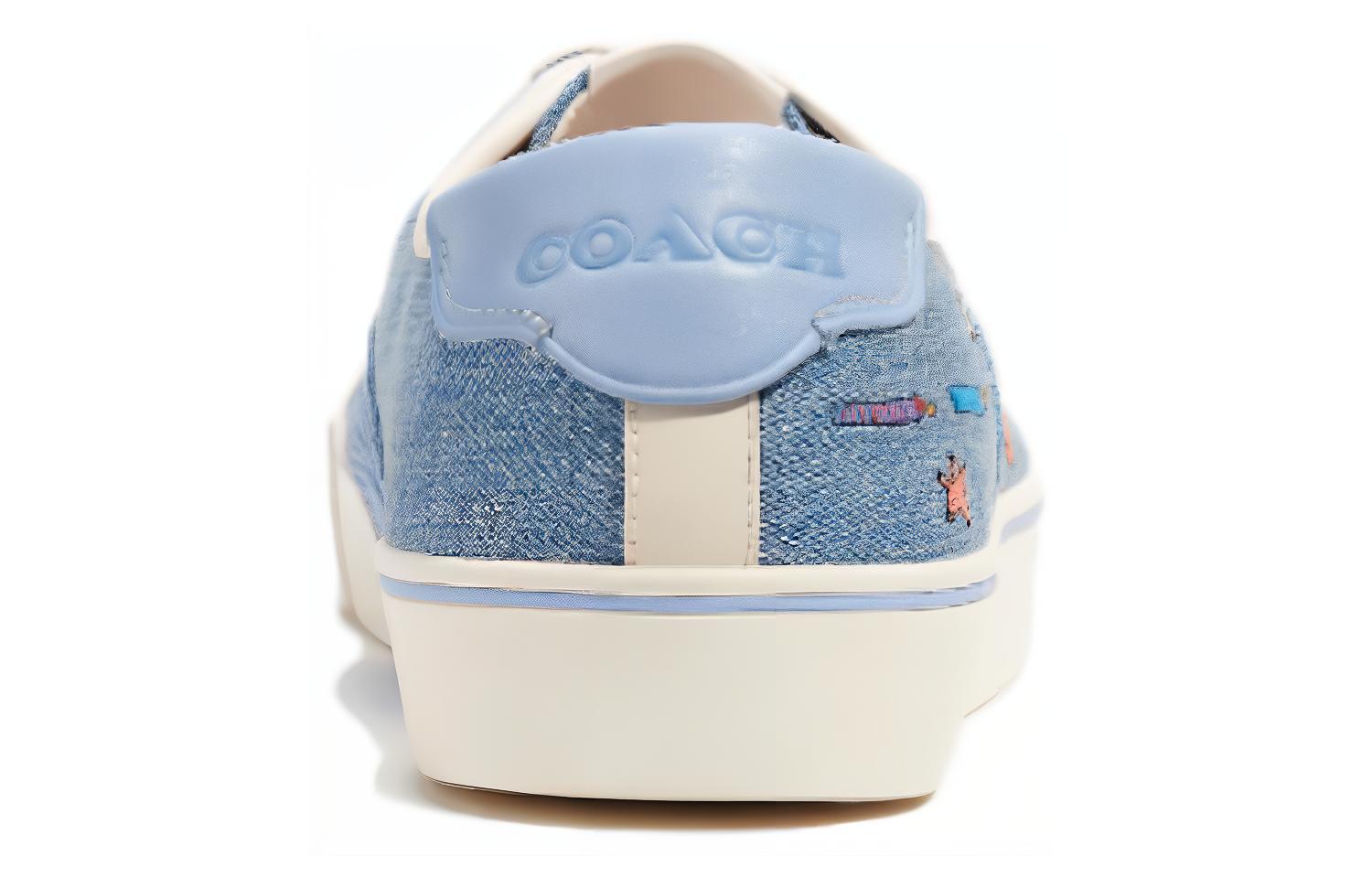 COACH Low top Skateboard Shoes Men's Blue купить в интернет-магазине Yoocart с быстрой доставкой по России.