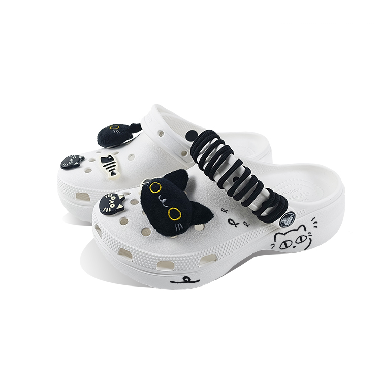 Crocs Classic Platform Clog Clogs Unisex White