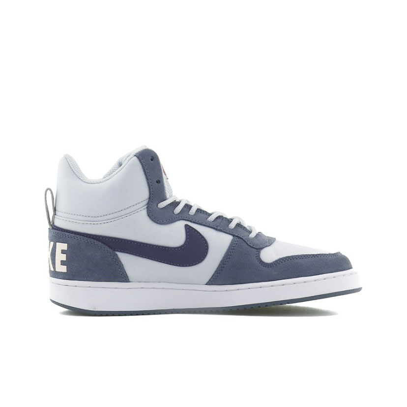 Nike Court Borough Slip Resistant Abrasion Resistant Mid top Skateboard Shoes Women's Gray Blue купить в интернет-магазине Yoocart с быстрой доставкой по России.