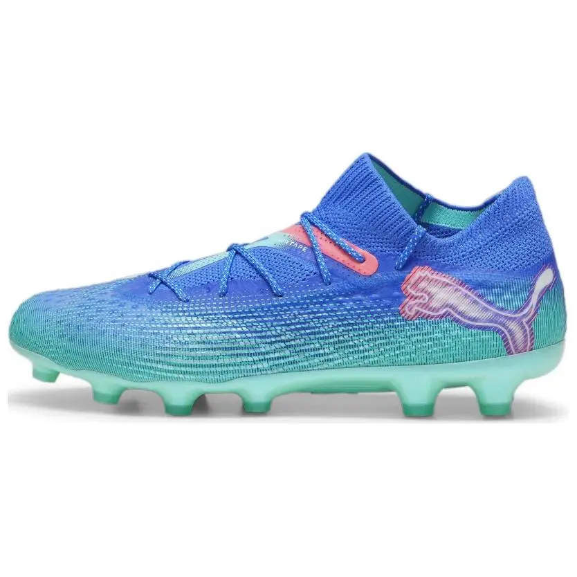 PUMA FUTURE 7 ULTIMATE AG Artificial Ground HG Hard Ground Soccer Shoes Unisex Blue Green
