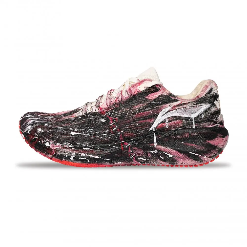LiNing Wuyue 2.0 Shock Absorbers Slip Resistant Breathable Low top Casual City Commute Running Shoes Men's Black