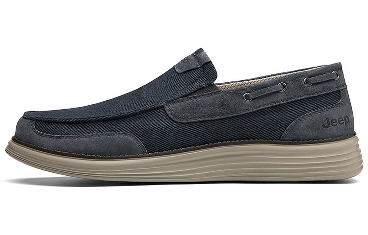 Jeep Breathable Low-Top Casual Shoes Men's Blue